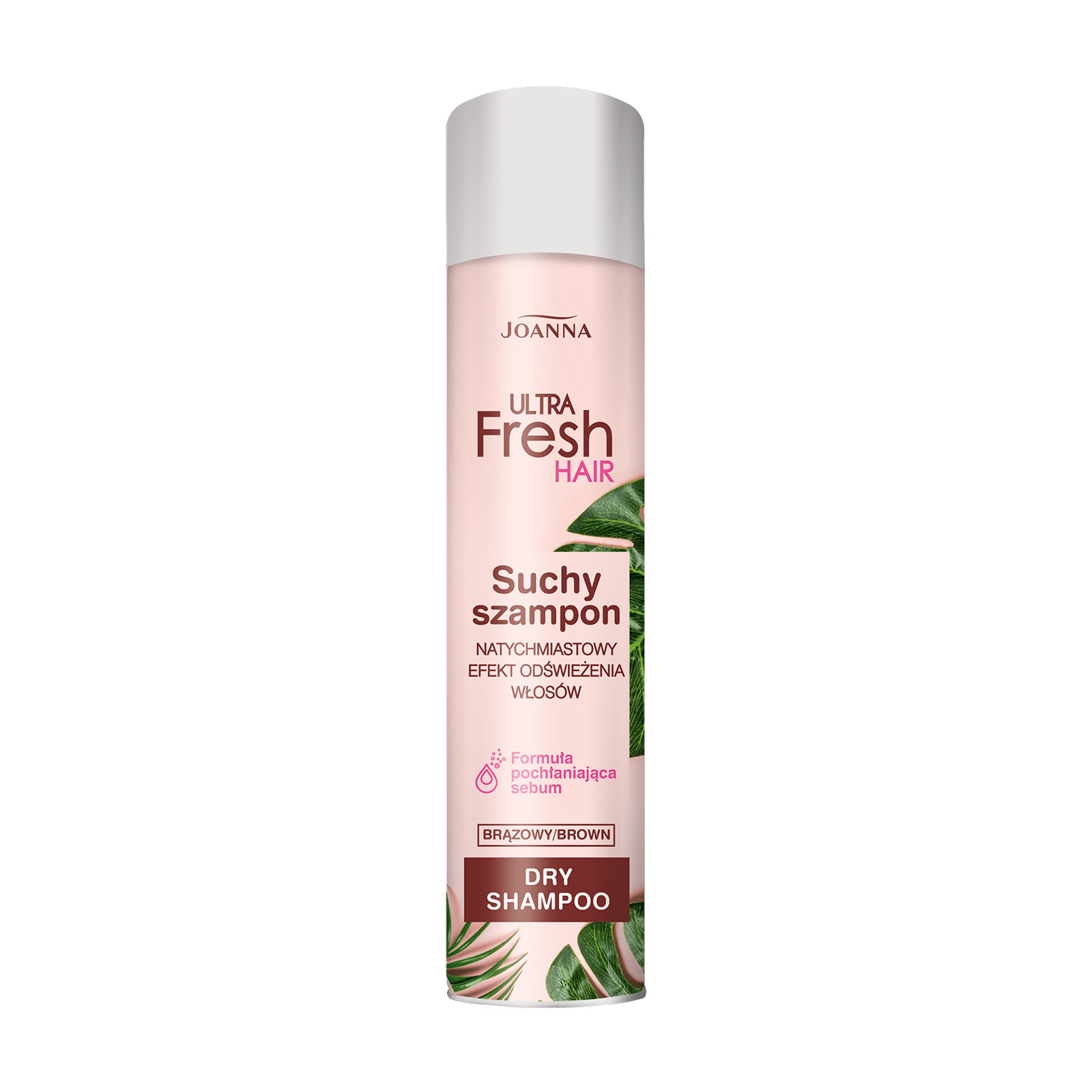Уцінка! Сухий шампунь Joanna Ultra Fresh Hair Dark Brown Dry Shampoo для темного волосся, 200 мл
